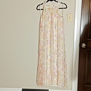 Elena Baldi Silk/Viscose Dress Ptp 22" L 52.5"